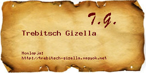 Trebitsch Gizella névjegykártya